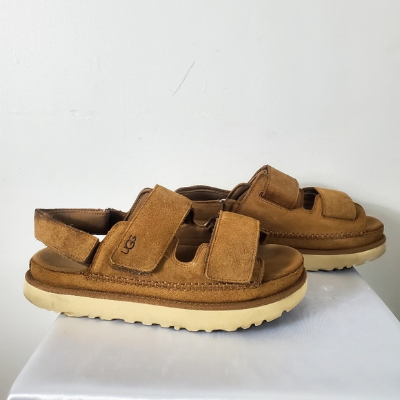 UGG Goldenstar Slingback in Chestnut Sandals Size 10 - Picture 4 of 15